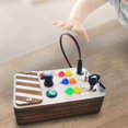 thumbnail image 4 of pitrice Switch Busy Board Sensory Board Early Development Toys for Aritport Car Trip, 4 of 9