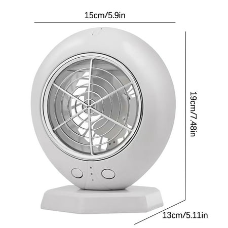 

Ruhiku GW Portable Fan Mini Spray Fan Cooler Portable Purification Dormitory Desktop Household Rechargeable Desktop Small Conditioning Fan Humidification Spray for Cooling Your Hot Summer