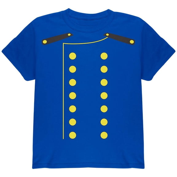 Halloween Hotel Bellhop Costume Youth T Shirt Royal YLG