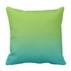 thumbnail image 1 of Funda de almohada ABPHQTO Azul Lima Ombre Acuarela Verde azulado y Verde océano 45x45 cm, 1 of 1
