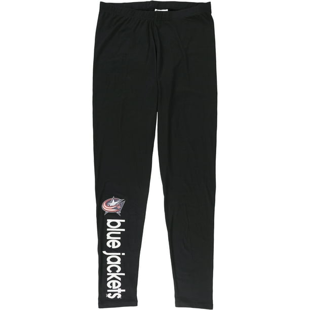 G-III Womens Columbus Blue Jackets Casual Leggings, Negro, X-Large