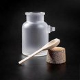 thumbnail image 5 of 6 Pack 100ml Matte Plastic Bath Salt Bottle Jar Empty Kitchen Storage Containers Jars with Cork and Spoon 1PC Label for Spices Salt Body Care, 5 of 5