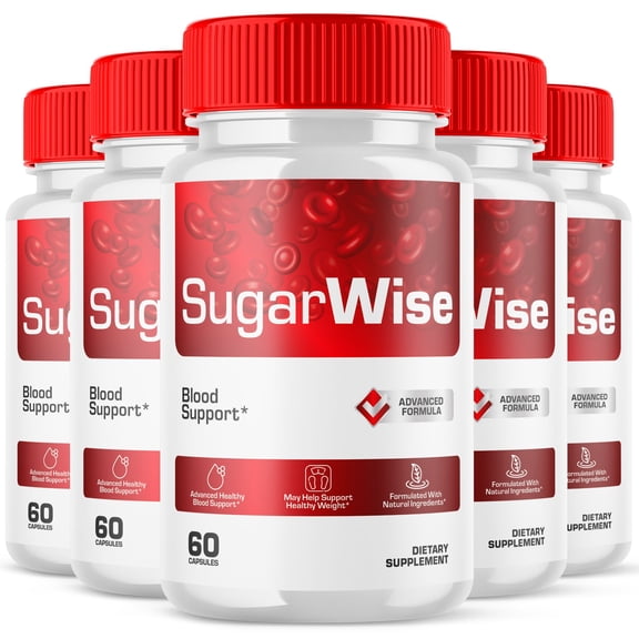 SugarWise Blood Support Pills Advanced Formula Vitamin Supplement Sugar Wise 300 Capsules