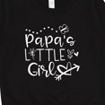 thumbnail image 3 of Inktastic Papa's Little Girl with Hearts Flower and Butterfly Toddler Sweatshirt, 3 of 4