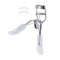thumbnail image 1 of Ofertas Únicas 1 Pc Rizador de Pestañas Conveniente para Negocios de Salón de Belleza Viaje Acero al Carbono Blanco Transparente, 1 of 3