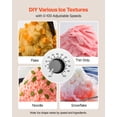 thumbnail image 4 of VEVOR Snowflake Ice Machine, 176LBS/24H Snowflake Ice Maker, Ice-Shaver Machine with Stainless Steel Blade, Electric Snow Cone Maker with 0.48Gal Tank, 90S Fast Pre-Cooling, for Home & Small Gatherin, 4 of 9
