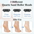 thumbnail image 4 of Electric Callus Remover for Foot Rechargeable Electronic Foot File 13 in 1 Professional Pedicure Tools Foot Care Perfect for Dead Hard Cracked and Dead Skin with 3 Roller Heads 2 Speed Battery Display, 4 of 5