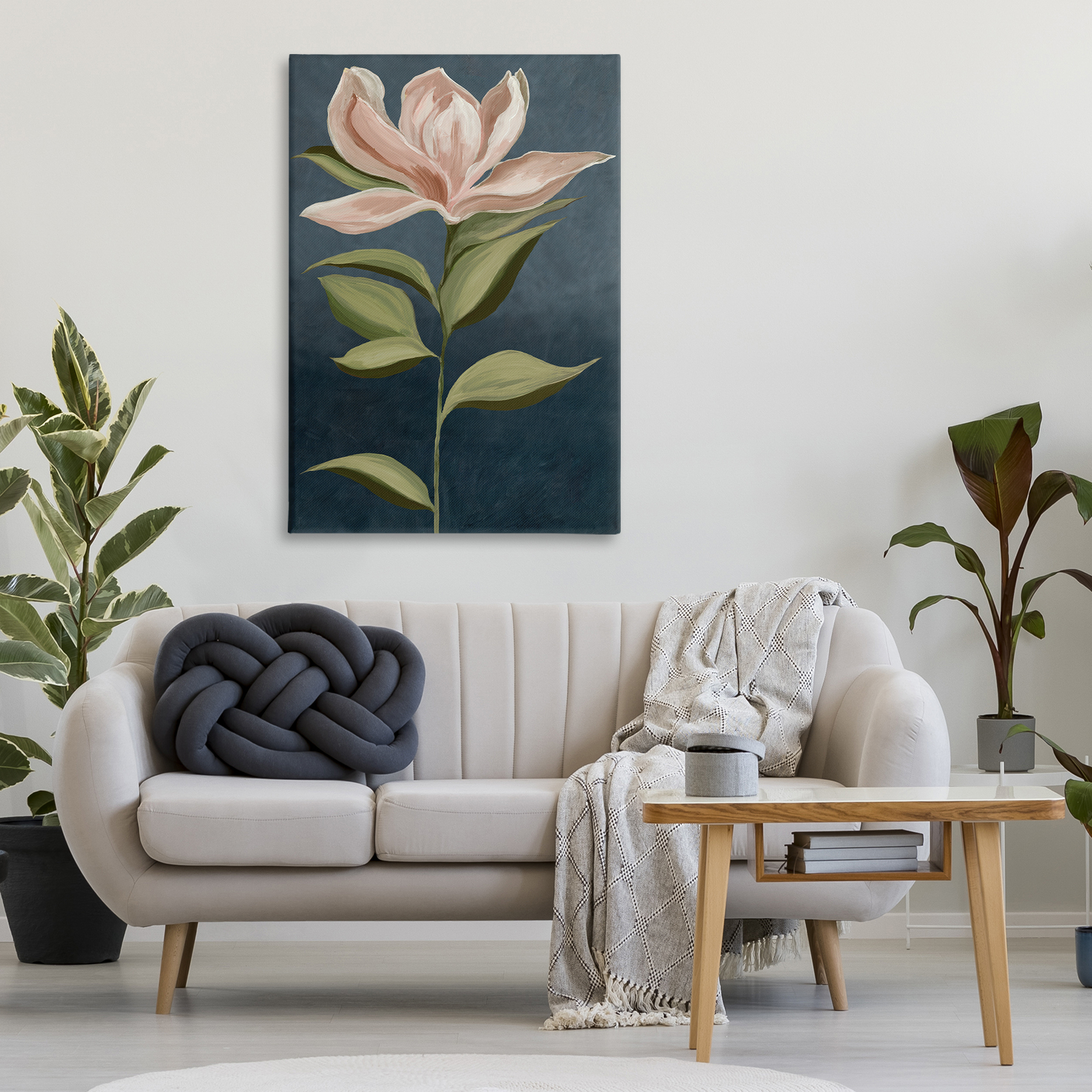 Stupell Industries Pink Iris Petals Plants & Flowers Painting Wrapped Canvas Art Print Wall Art, 30 x 45