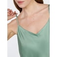 thumbnail image 5 of Joyspun Women’s Lace Trim Satin Cami and Shorts Set, Sizes S-3X, 5 of 7