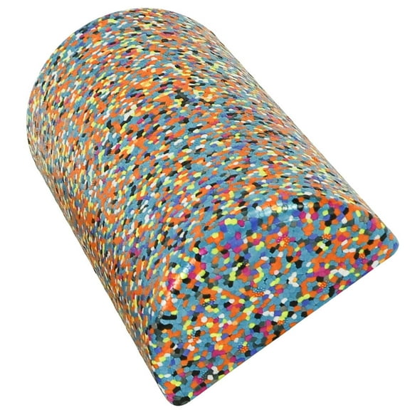 HAMPPLIES Foam Roller Half Circle Yoga Massage Roller Multi-Colored 1Pcs