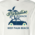 thumbnail image 4 of Inktastic Paradise Beach in West Palm Beach with Palm Trees and Car Long Sleeve T-Shirt, 4 of 5