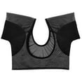 thumbnail image 5 of Huowey Crop Tops For Women Solid Color Scoop Neck Short Sleeve Underarm Cotton Sweat Pad Mesh Breathable Quick Drying Shirts Breathable Sweatproof Stretchable Slim Fit Tops,Black,M, 5 of 5