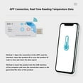 thumbnail image 3 of Temperature Humidity Data Recorder, 32000 Points PDF Report USB Temperature Humidity Data Logger BT  for Refrigerated Containers, 3 of 7