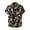 Khaki, variant on NaWent Men's Graphic T-shirts Clearance Men's Lapel Check Printed Shirt Hawaiian Floral Shirt Khaki XXL Khaki XXL