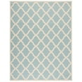thumbnail image 3 of SAFAVIEH Beach House Loraine Trellis Indoor/Outdoor Area Rug Aqua/Cream, 4' x 6', 3 of 10