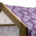 thumbnail image 5 of Flower Pet House, Lilacs Illustration Greenery Field Freshness Hydrangea Design, Outdoor & Indoor Portable Dog Kennel with Pillow and Cover, 5 Sizes, Pale Blue Purple White, by Ambesonne, 5 of 5