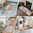 thumbnail image 5 of Runner Rug 2'x6', Gingerbread Christmas Washable Non-Slip Hallway Runner Rugs, Xmas Balls Branches Grey Bedside Rugs Floor Mats Carpet Runners for Kitchen Bathroom Laundry Room, 5 of 8