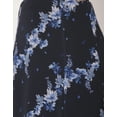 thumbnail image 5 of Moomaya Printed A-Line Skirt With Slit For Women, High Waist Midi Skirts, 5 of 9