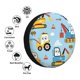 thumbnail image 4 of Fotbe Building Truck Funda de Llanta de Repuesto con Estampado, Engrosada, Ajuste Universal para Jeep, Remolque, RV, SUV, Camión-16 inch, 4 of 6
