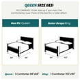 thumbnail image 5 of edx Queen Size Duvet Insert, Suitable for All Seasons, Soft Quilted Down Alternative Duvet Insert, Warm & Fluffy, Reversible Design, with Corner Straps, White, 88x88 Inches, 5 of 8