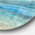 thumbnail image 2 of Designart 'Ocean Mineral Waves' Nautical & Coastal Metal Circle Wall Art, 2 of 3