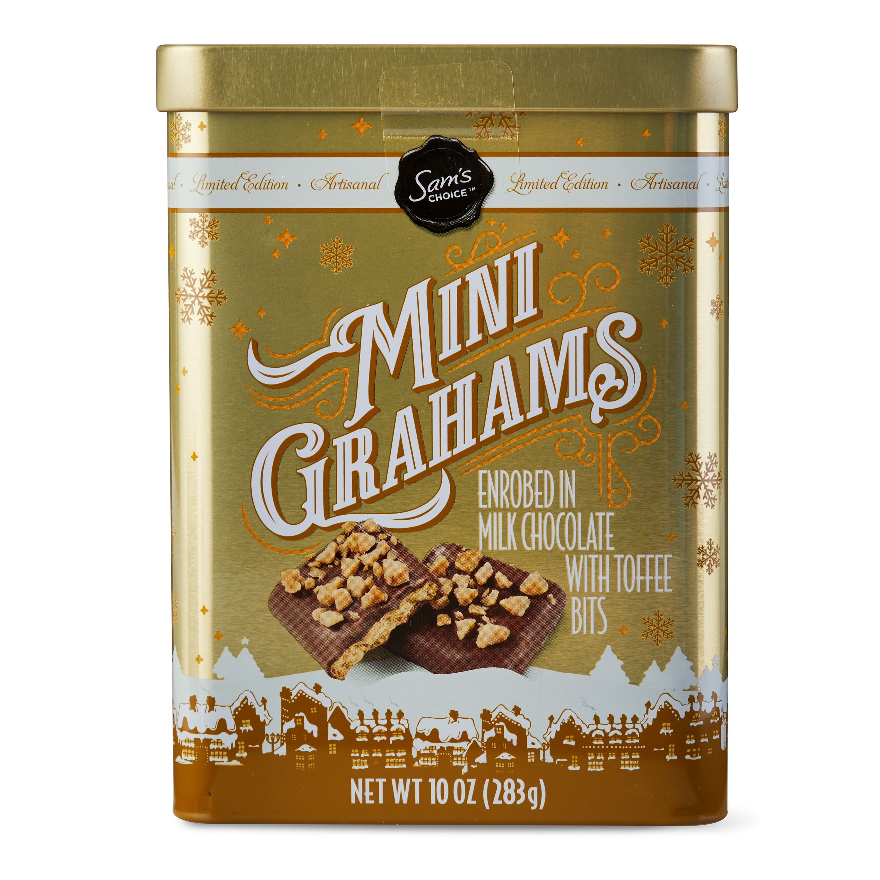 Sam's Choice Holiday Mini Grahams, 10 oz, Milk Chocolate, Walmart