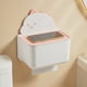 thumbnail image 1 of Concise Bathroom Tissue Box Wall-mounted Hole-free Toilet Drawer Box Kitchen Living Room Paper Drawer Storage Box, 1 of 5