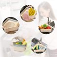 thumbnail image 5 of Soporte de esponja para grifo de cocina de 2 piezas (Beige) TUNC Sencillez, 5 of 5
