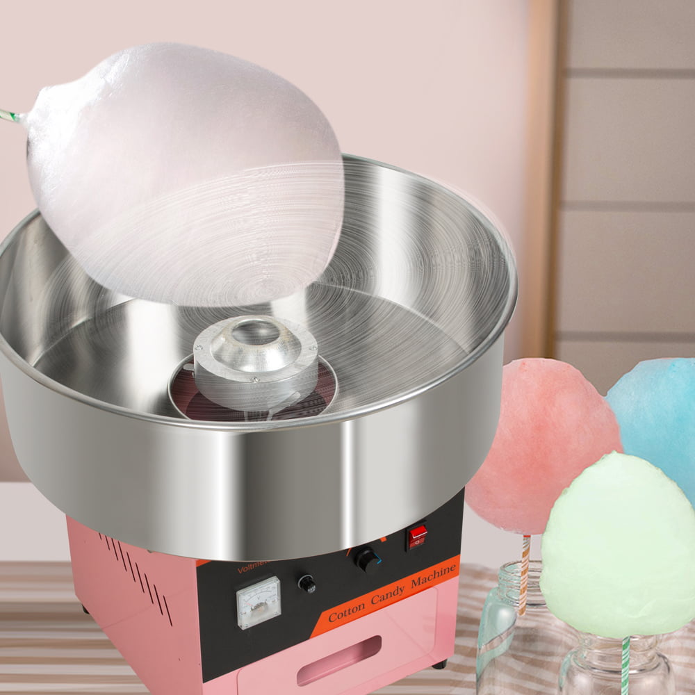 Electric Cotton Candy Machine Floss Maker Commercial Carnival Party Pink New 