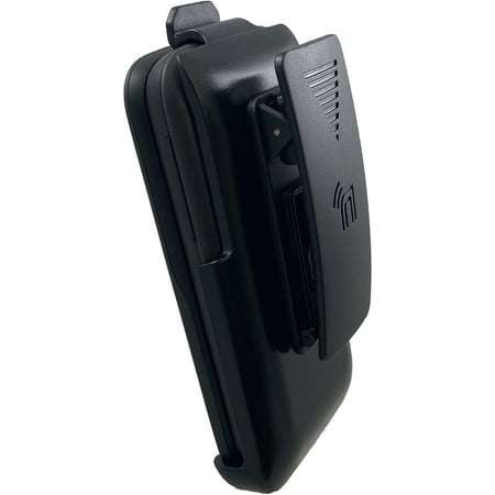 alcatel flip case holder phone smartflip belt holster kickstand ratchet clip rotating nakedcellphone