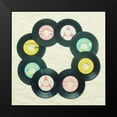 thumbnail image 2 of Dvorak, Vicki 15x15 Black Modern Framed Museum Art Print Titled - Circle of Records, 2 of 5