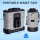 thumbnail image 5 of Ventilador de cintura HIKEOUT HIKEOUT 2025 mejorado, 10000 mAh, 5 velocidades, 5 of 7