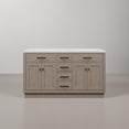 thumbnail image 2 of Water Creation Chestnut 60" Wood Double Bathroom Vanity in Gray/Bronze, 2 of 12