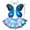 Blue, variant on WOYY Toddler Girl's Party Fairy Tutu Skirt Butterfly Wings Headband Outfits