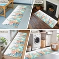 thumbnail image 5 of 2'x6' Rug Runners for Hallways Kitchen, Marine Life Non Slip Entryway Beside Floor Carpet Runner, Nautical Underwater Coral Shell Starfish Watercolor Laundry Room Bedroom Throw Rugs Mat, 5 of 8