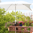 thumbnail image 7 of Goowood Umbrella Frame Metal Clips Patio Umbrella Clips Sunshade Supports Balcony Umbrella Frames Outdoor Brackets Open Stands, 7 of 7