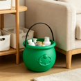thumbnail image 7 of Cauldron Kettle for Halloween, Large Pot of Gold Bucket for Table Decorations Centerpieces, Halloween Party Prop for Candy and Decor,7.6x5.3 Inch, 7 of 7