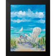 thumbnail image 2 of DeRice, Julie 12x14 Black Modern Framed Museum Art Print Titled - Beach Lounging, 2 of 5