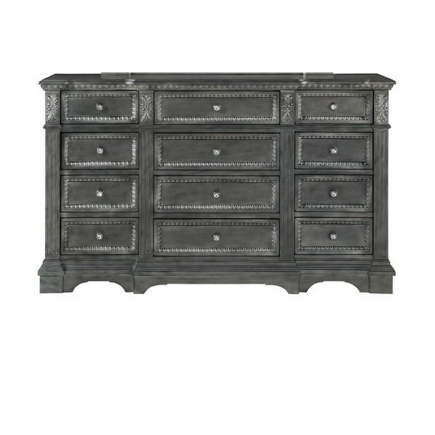 I wish ikea would label some of the like parts to make putting it together easier.5. global furniture usa marseille grey dresser