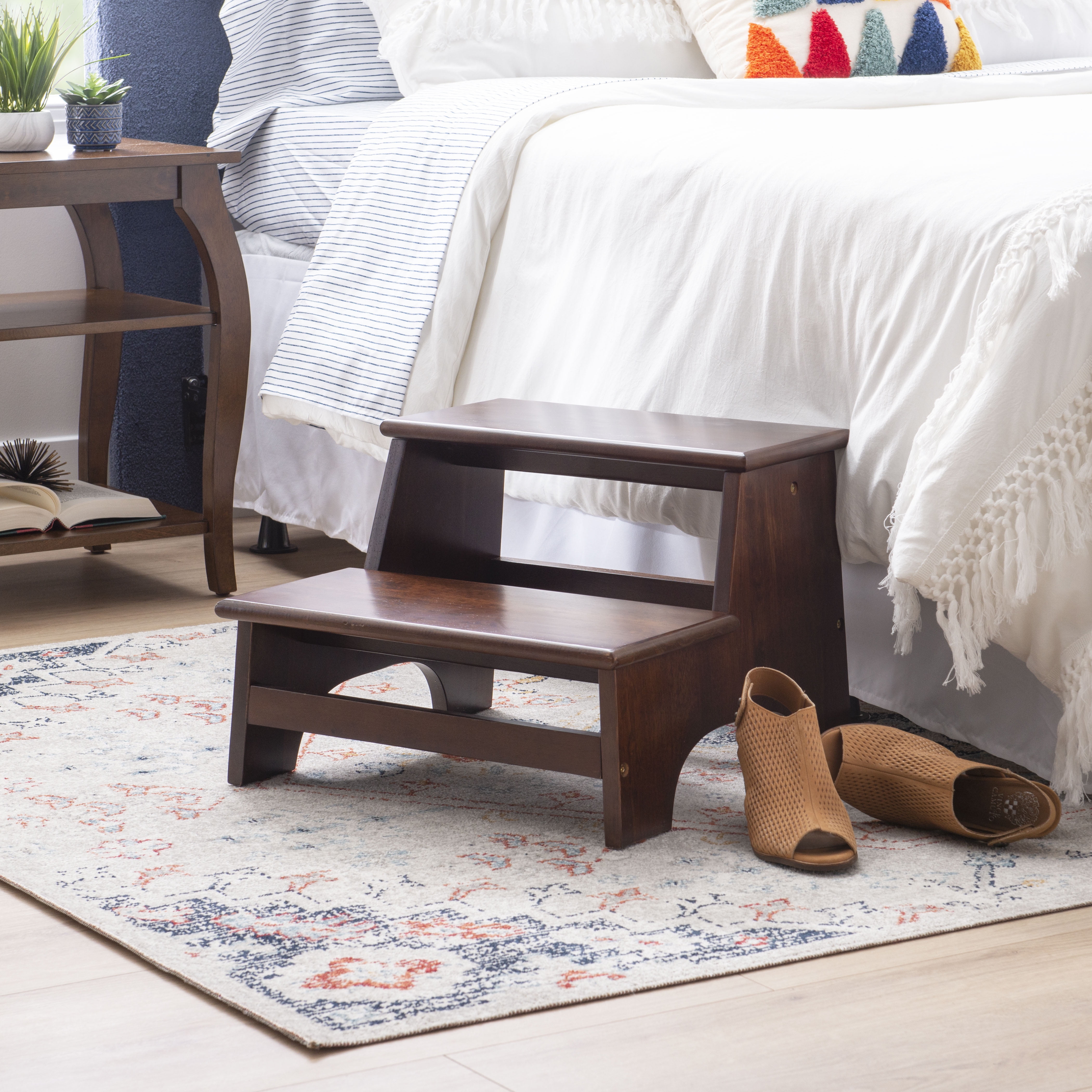 Espresso step cheap stool