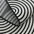 thumbnail image 5 of Loomaknoti Tecopa Milburm 2' x 7' Black Geometric Outdoor Runner Rug, 5 of 9