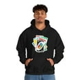 thumbnail image 4 of Card Game Stack Hoodie, Fun Draw 4 Stack Design, Retro Gaming Graphic, 4 of 5