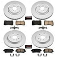 thumbnail image 2 of Power Stop Front and Rear Geomet Coated Brake Rotor and Pad Kit CRK6188 Fits 2012 Buick Regal, 2 of 5
