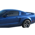 thumbnail image 3 of Ikon Motorsports Compatible with 05-09 Mustang V6 Painted # G9 Vista Blue Metallic Rear Quarter Side Window Louvers Scoop Cover Vent Panel 2PC - ABS, 3 of 5