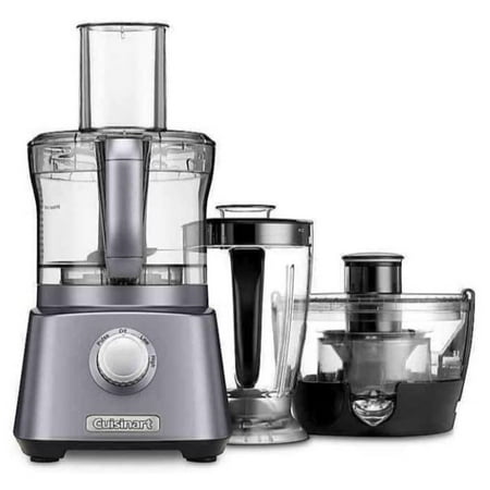 Cuisinart - Kitchen Central 3 in 1 Food Processor - Gun Metal