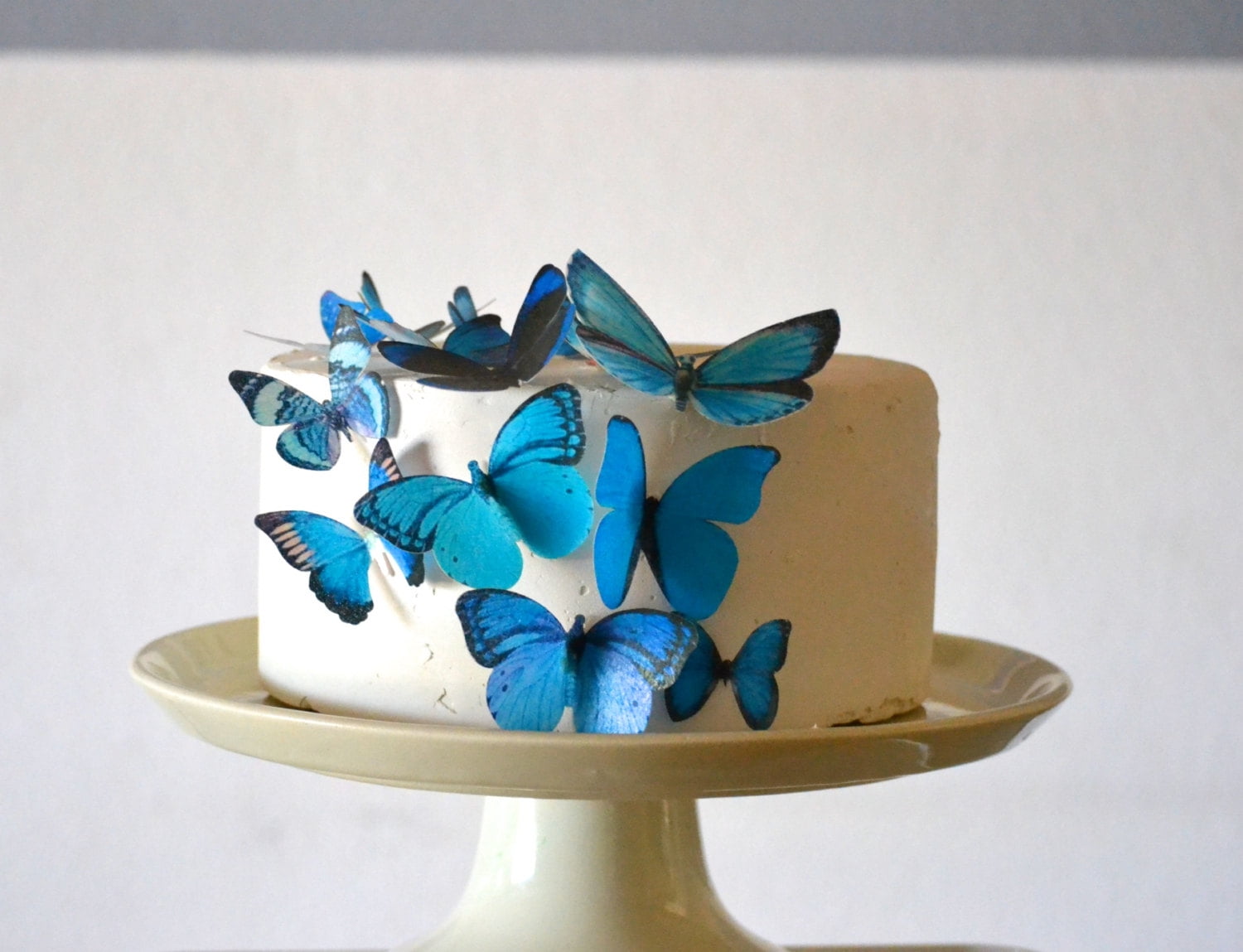 Flower and butterfly Personalised Handmade Birthday Cake Topper 
