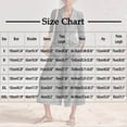 thumbnail image 3 of Fwqbns Women's 2 Piece Outfits Dressy Long Blazer Jackets High Waisted Wide Leg Pants Suits Set Business Casual Work Office Wear Elegant Suit for Daily, 3 of 9