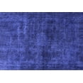 thumbnail image 1 of Ahgly Company Indoor Rectangle Abstract Blue Modern Area Rugs, 2' x 4', 1 of 4