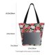 thumbnail image 3 of Disketp Skull and Roses Bolsa de Hombro Casual para Mujer, Bolso Cruzado para Compras, Viajes y Uso Diario, 3 of 6