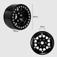 thumbnail image 3 of kusrkot 4x 1.9" Wheels Rims for 1:10 Axial SCX10 II 90046 D90 Crawler DIY Parts, 3 of 9
